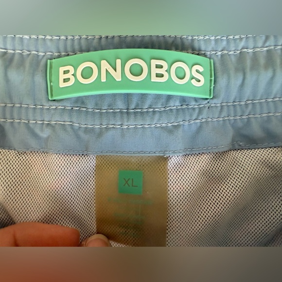 Bonobos Swim Shorts Lined Trunks Men’s XL Blue Pink Fish Print Bright Preppy - Picture 7 of 7